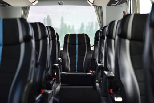 What are the benefits of renting a charter bus